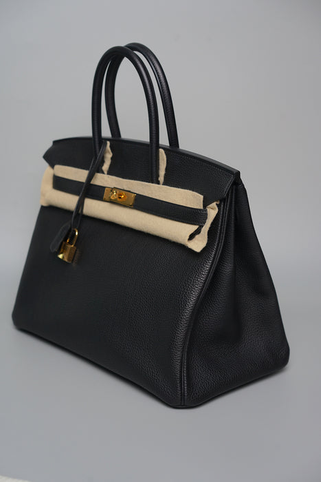Hermes Birkin 35 in Black Ghw