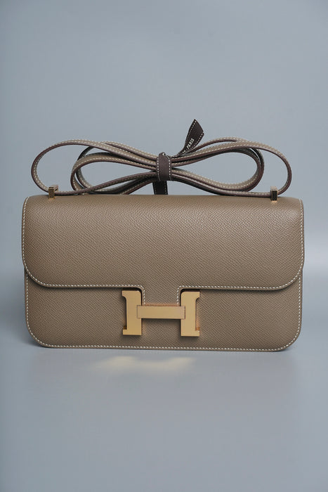 Hermes Constance Elan in Etoupe Epsom in Rghw