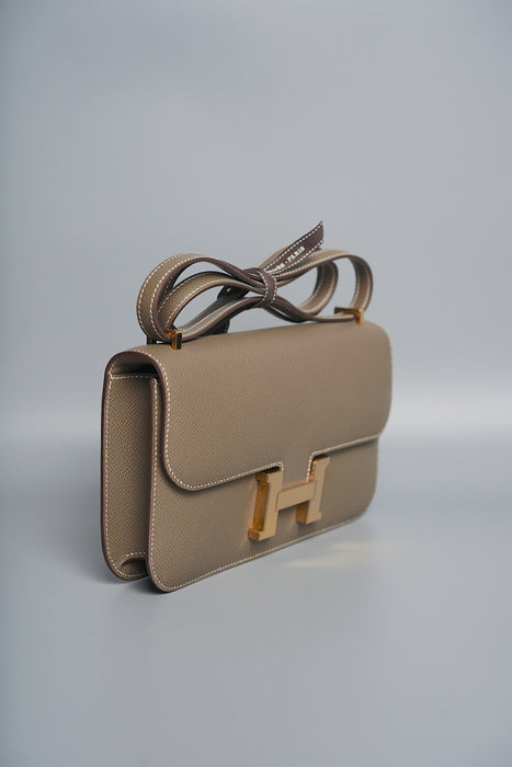 Hermes Constance Elan in Etoupe Epsom in Rghw