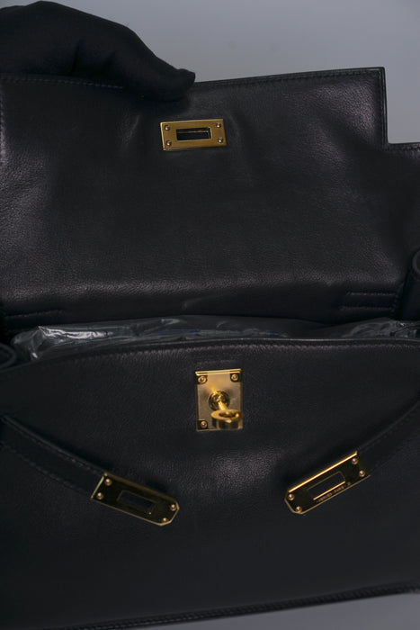 Hermes Kelly Danse in Noir Volupto Ghw