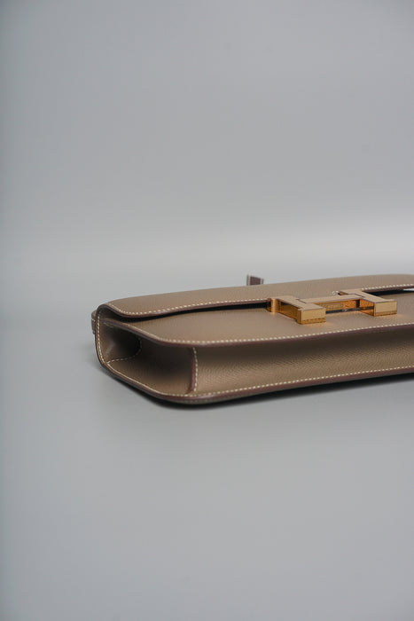 Hermes Constance Elan in Etoupe Epsom in Rghw
