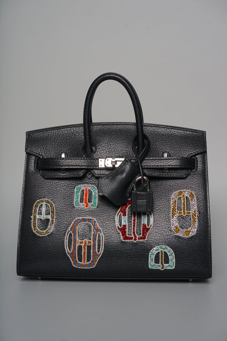 Hermes Birkin 20 in Bouclerie Moderne Casaque  V1 Red Phw (Brand New)