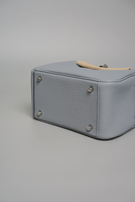 Hermes Mini Lindy II in Gris Pantin Phw (Brand New)