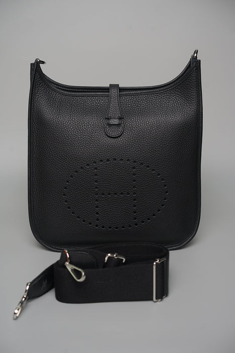 Hermes Evelyne 29 in Noir Phw