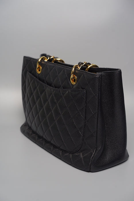 Chanel Shopping Tote in Black Caviar Ghw