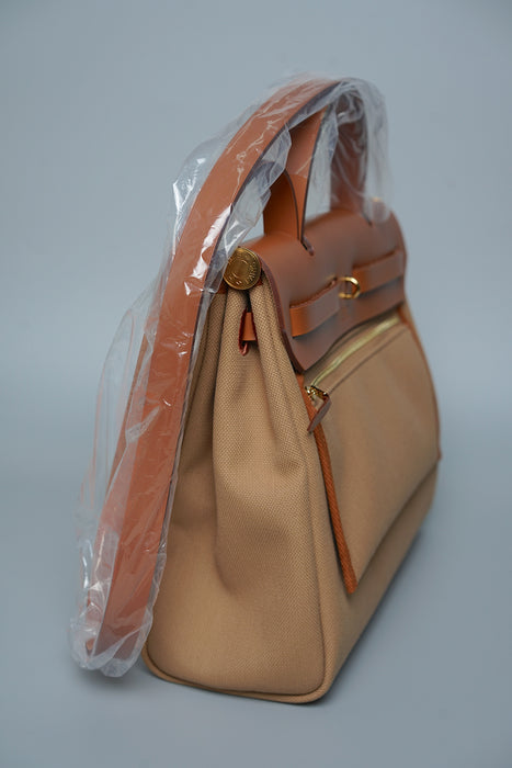 Hermes Herbag 31 in Chai / Fauve Ghw (Brand New)