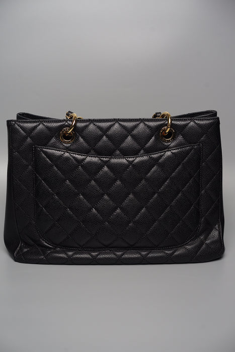 Chanel Shopping Tote in Black Caviar Ghw