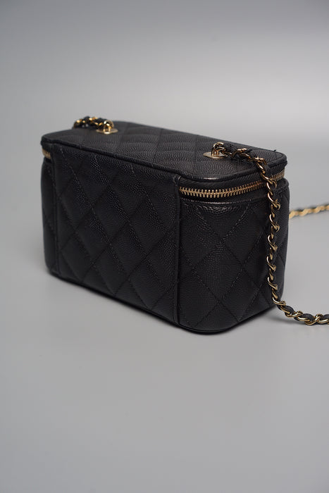 Chanel Long Vanity in Black Caviar Ghw (Brand New)