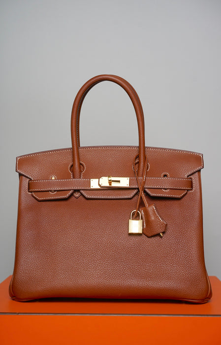 Hermes Birkin 30 in Barenia Faubourg Ghw (Brand New)
