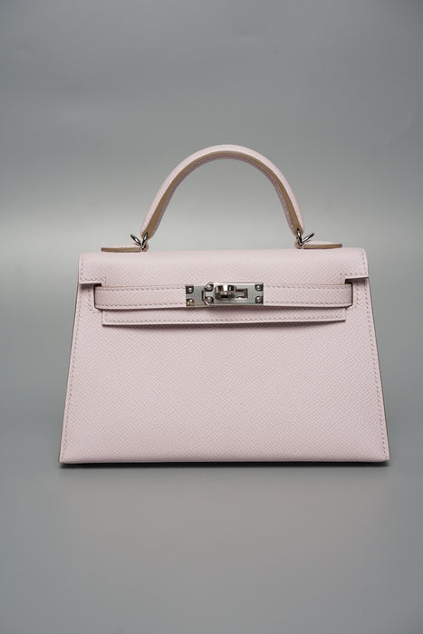 Hermes Kelly 20 in Mauve Pale Phw (Brand New)