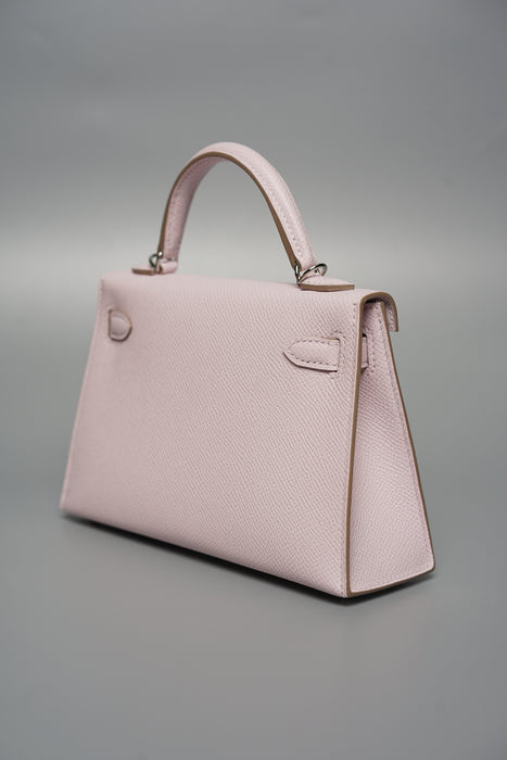 Hermes Kelly 20 in Mauve Pale Phw (Brand New)