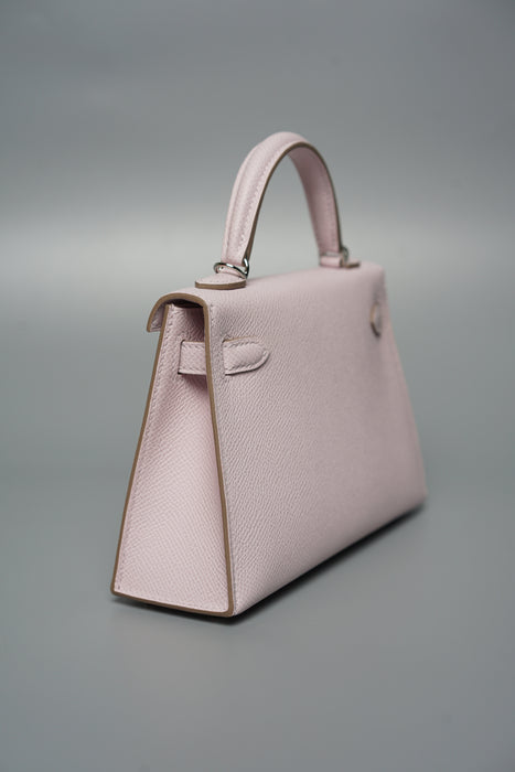 Hermes Kelly 20 in Mauve Pale Phw (Brand New)