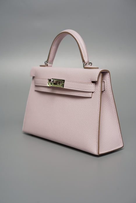 Hermes Kelly 20 in Mauve Pale Phw (Brand New)