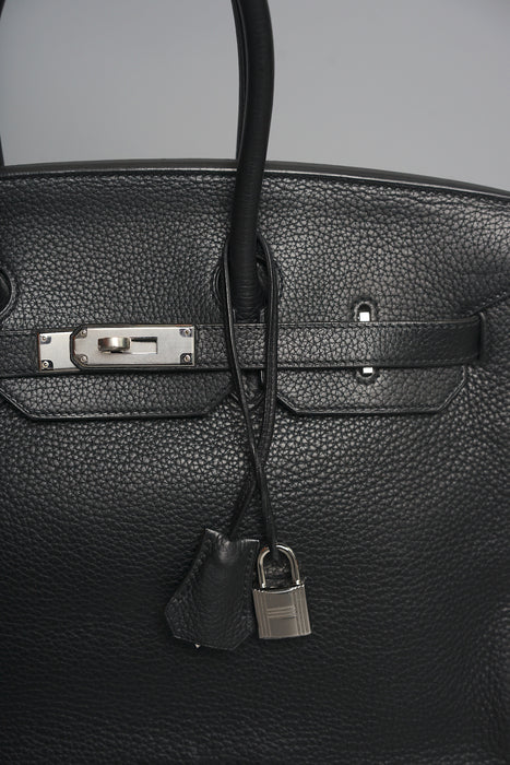 Hermes Birkin 35 in Black Togo Phw
