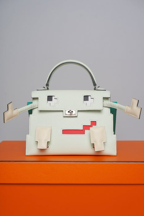 Hermes Kelly Picto in Vert Fizz Phw (Brand New)