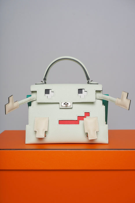 Hermes Kelly Picto in Vert Fizz Phw (Brand New)