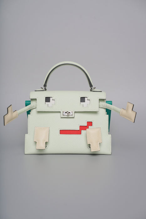 Hermes Kelly Picto in Vert Fizz Phw (Brand New)