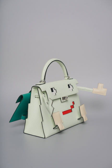 Hermes Kelly Picto in Vert Fizz Phw (Brand New)