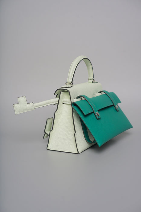 Hermes Kelly Picto in Vert Fizz Phw (Brand New)