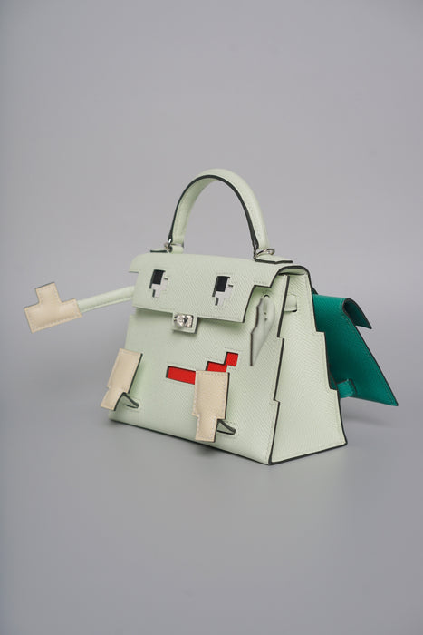 Hermes Kelly Picto in Vert Fizz Phw (Brand New)