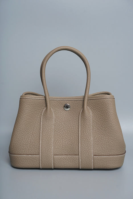 Hermes Mini Garden Party 23 in Etoupe Togo Phw (Brand New)