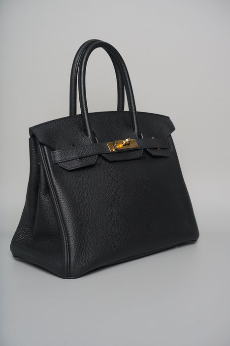 Hermes Birkin 30 in Black Togo Ghw