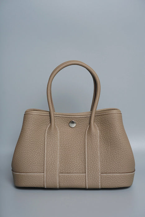 Hermes Mini Garden Party 23 in Etoupe Togo Phw (Brand New)