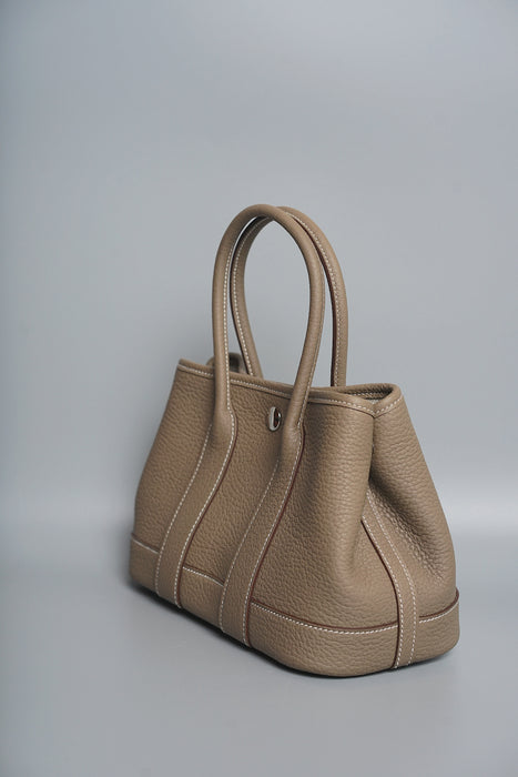 Hermes Mini Garden Party 23 in Etoupe Togo Phw (Brand New)