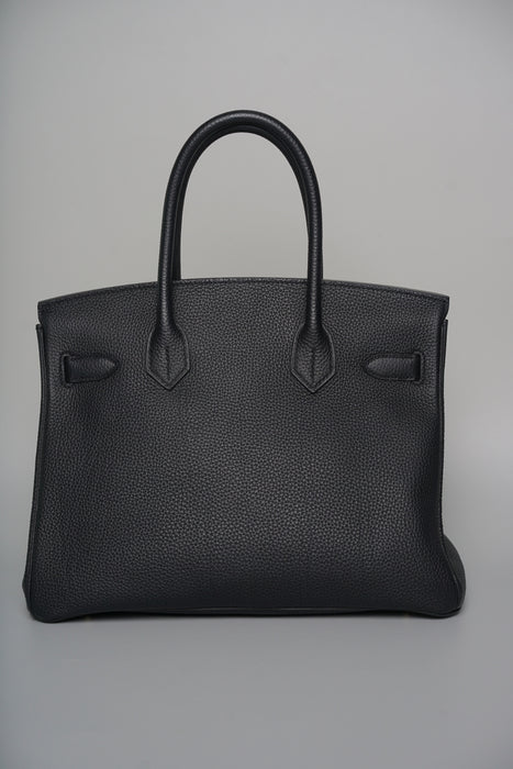 Hermes Birkin 30 in Black Togo Ghw