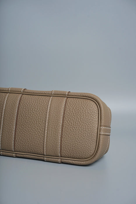 Hermes Mini Garden Party 23 in Etoupe Togo Phw (Brand New)