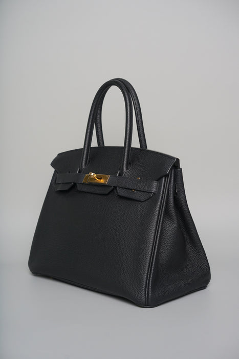 Hermes Birkin 30 in Black Togo Ghw