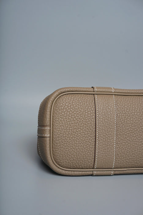 Hermes Mini Garden Party 23 in Etoupe Togo Phw (Brand New)