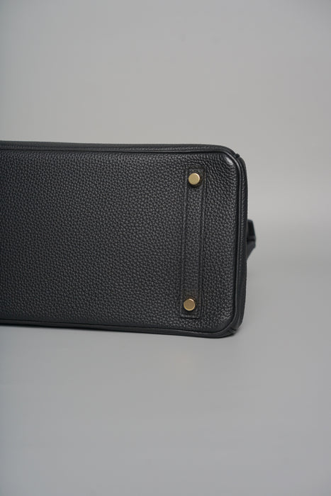 Hermes Birkin 30 in Black Togo Ghw