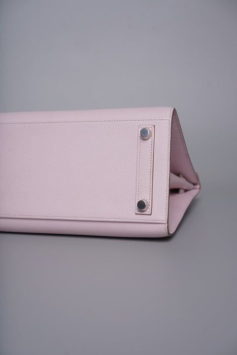Hermes Birkin Sellier 25 in Mauve Pale Phw