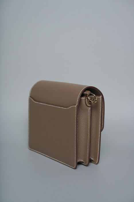 Hermes Mini Roulis in Etoupe Evercolor Ghw (Brand New)