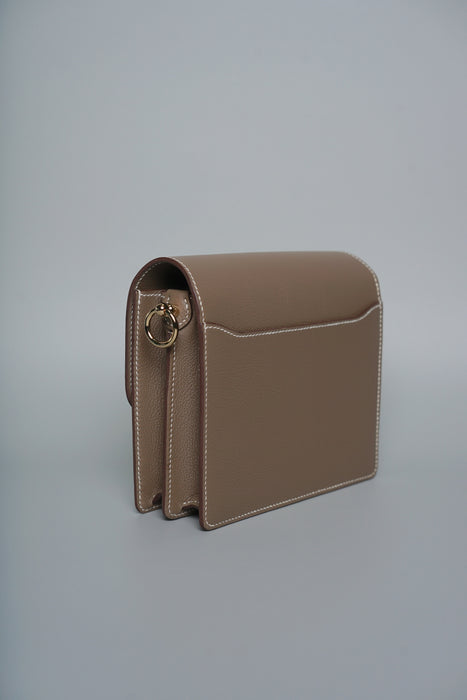 Hermes Mini Roulis in Etoupe Evercolor Ghw (Brand New)