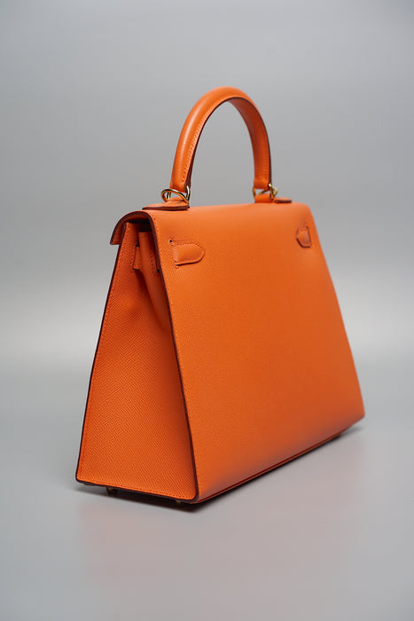 Hermes Kelly 28 Sellier in Mangue Ghw