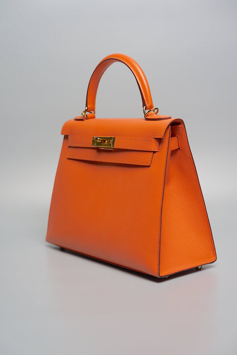 Hermes Kelly 28 Sellier in Mangue Ghw