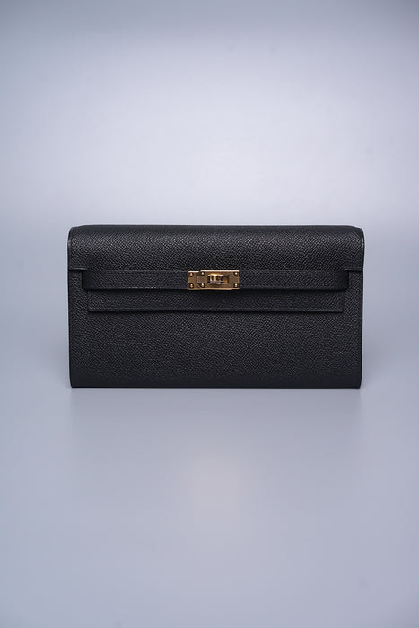 Hermes Kelly To Go in Noir Ghw (Brand New)