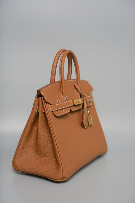 Hermes Birkin 25 in Gold Togo Ghw (Brand New)