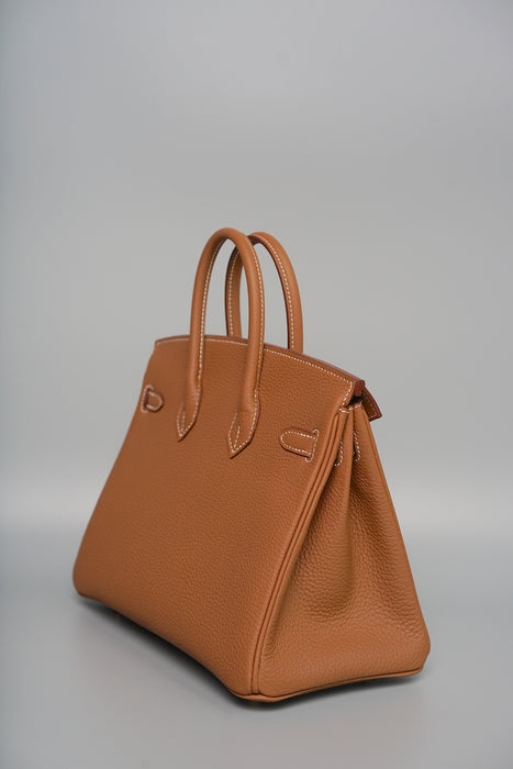 Hermes Birkin 25 in Gold Togo Ghw (Brand New)