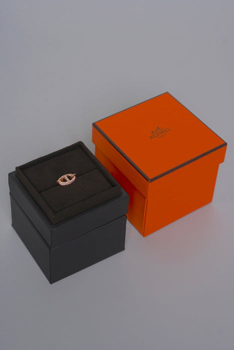 Hermes Farandole Ring in Rose Gold Size 53 (Brand New)