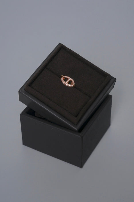 Hermes Farandole Ring in Rose Gold Size 53 (Brand New)