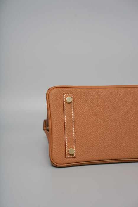 Hermes Birkin 25 in Gold Togo Ghw (Brand New)