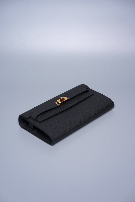 Hermes Kelly To Go in Noir Ghw (Brand New)