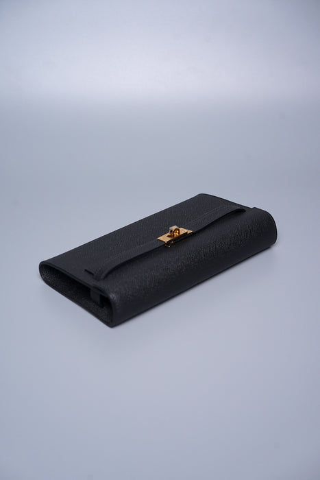 Hermes Kelly To Go in Noir Ghw (Brand New)