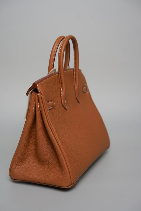 Hermes Birkin 25 in Gold Togo Ghw (Brand New)