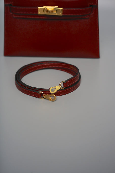 Hermes Kelly 20 in Rouge H Madame Ghw (Brand New)