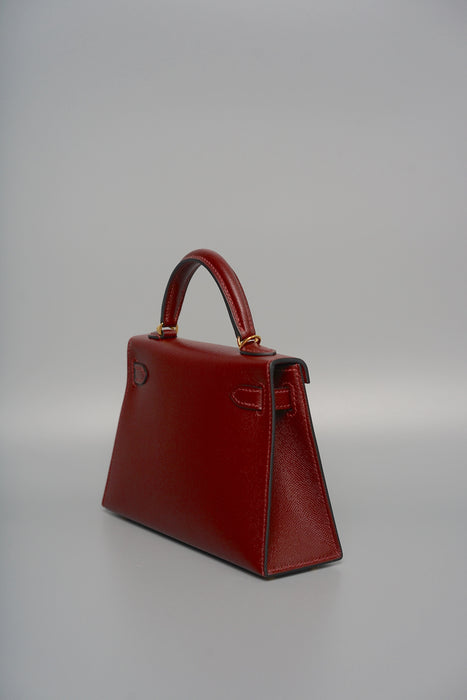 Hermes Kelly 20 in Rouge H Madame Ghw (Brand New)
