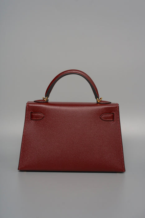 Hermes Kelly 20 in Rouge H Madame Ghw (Brand New)